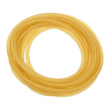 Imagem de PATIKIL Tubo de borracha de 4 m, 1/8" (3 mm) ID 9/32" (7 mm) OD Tubo de borracha de látex natural de vinil Sling Shot tubo elástico mangueira macia para exercícios alongamento laboratório casa