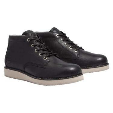 Imagem de Timberland Bota masculina Redwood Edge Chukka, Grão integral preto, 9 Wide