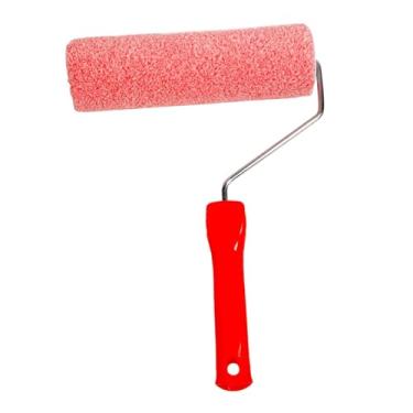 Imagem de Fenteer Rolo de pintura texturizado com revestimento para decoração de paredes, rolo de pintura decorativo para projetos "faça você mesmo" em