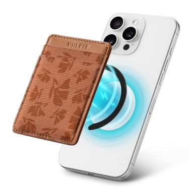 Imagem de VULKIT Suporte magnético para cartão com anéis magnéticos para a maioria dos smartphones, serve para iPhone/Galaxy/Moto etc.