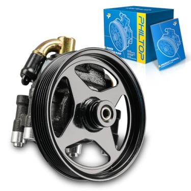 Imagem de PHILTOP Bomba de direção hidráulica 20291P1 com polia, adequada para expedição 2007-2009, navegador 2007-2009, substitui OE 2L1Z3A674FARM, 7L1Z3A674B, 2L1Z3A674GBRM, 20291P1, 7L1Z3A674A, 7L1Z3 A674B