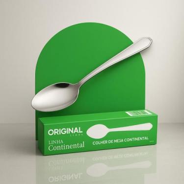 Imagem de Kit 12 Colheres De Mesa Premium Aço Inox Restaurante Buffet - ORIGINAL