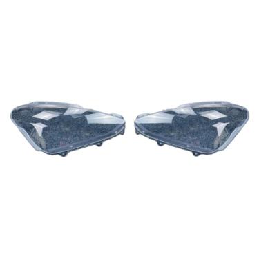 Imagem de Compatível com nissan livina 2013 2014 2015 acessórios luzes capa farol dianteiro do carro lente(2pcs Left and Right)