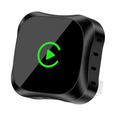 Imagem de BANKKY Adaptador CarPlay sem fio para iPhone Android Acessórios de carro iPhone iOS 10+ - Converta CarPlay com fio para sem fio - Plug & Play em carros 2016+ para viagens de negócios