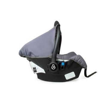Imagem de Bebê Conforto Galzerano Cadeirinha Grid Preto Cinza