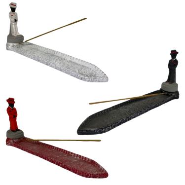 Imagem de Incensário Régua Zé Pelintra em Resina 24 cm-Escolha a Cor