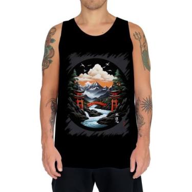 Imagem de Camiseta Regata Paisagem Oriental Portão Torii 12 - Kasubeck Store®, B