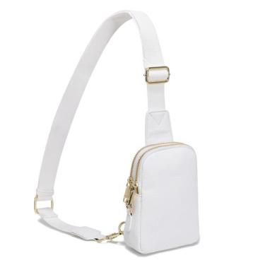 Imagem de Bolsa tiracolo INICAT Travel Small Sling Leather White Women