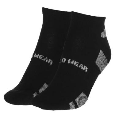 Imagem de Kit Meia 3 Pares Unissex Casual Cano Curto Em Algodão Polo Wear 004pwmc