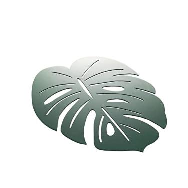 Imagem de CONJUNTO 4 SOUSPLATS MADEIRA LAQUEADO 44x36CM VERDE