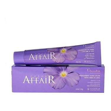Imagem de Elisafer, Coloração permanente em creme, Color Affair, 60g, Nº 7.4, Louro Acobreado Natural