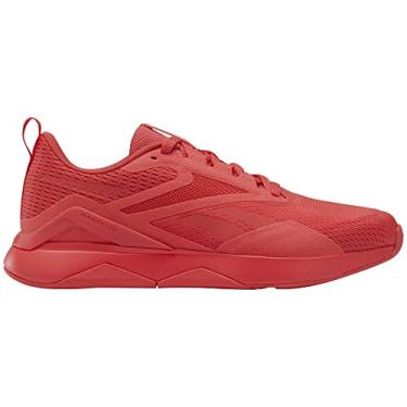 Imagem de Reebok Tênis masculino Nanoflex TR 2.0 Cross Training, Cerejeira/cereja neon, 43
