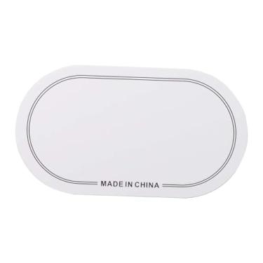 Imagem de Dynwave Remendo de tambor baixo almofada de chute substituição adesivo protetor acessórios de remendo de bateria para jogadores de tambor prática de tambor, Pedal Duplo Branco