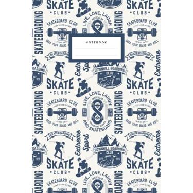 Imagem de SKATEBOARD SKATE CLUB | Notebook Journal | 6" x 9" | Ruled | Softcover | Kids Teens Girls Boys