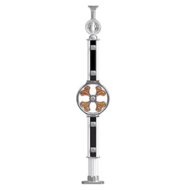 Imagem de Flexível Corrimões de liga de alumínio para degraus ao ar livre, trilhos internos com kit de instalação, corrimãos de varanda ou jardim Espesso