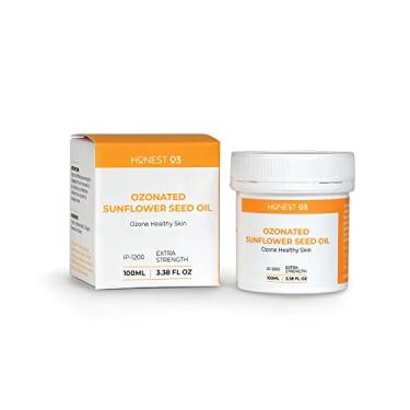 Imagem de Honest O3 Ozonated Sunflower Oil | Ozone Infused Sunflower Oil | Nourishes, Softens, Cleanses, Moisturizes & Protects Skin | Moisturizing & Cleansing Skin Care | 3.38 Ounces