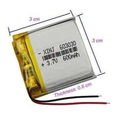 Imagem de Bateria Rastreador 603030 600mah 3,7v Nova - bgb