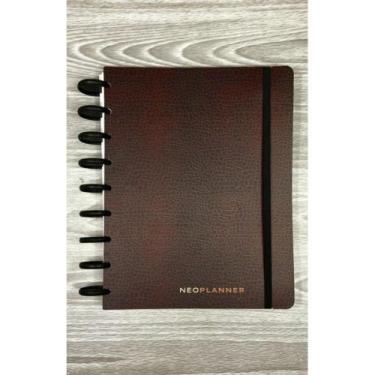 Imagem de Capa para caderno de disco Neoplanner - Couro Escuro