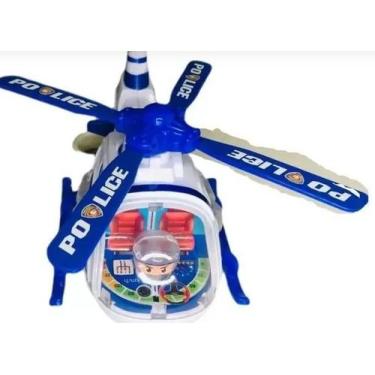 Imagem de Helicóptero Polícia E Bombeiro Com Luz / Movimento. - toys king