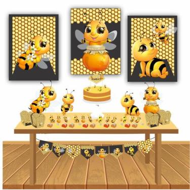Imagem de Kit Festa Infantil Abelhinha Decoração Lembrancinha - Cg Mimo Kids
