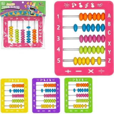 Imagem de Contador ábaco Pequeno 9X7CM Sortido - ART BRINK