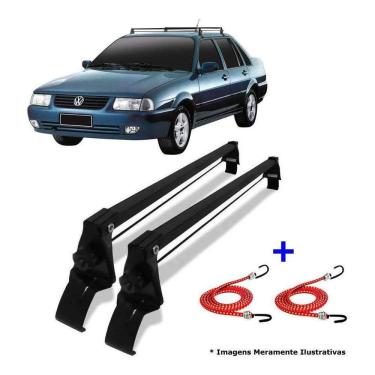Imagem de Rack De Teto Bagageiro + 2 Elasticos Santana Ano 98/06