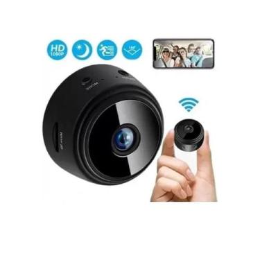 Imagem de Mini micro câmera de segurança espiã wifi 1080p hd monitoramento wirel