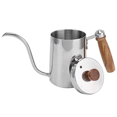 Imagem de Conjunto de Panela para Cafeteira, Kit para Fazer café Com Recipiente, Funil, Papéis de Filtro e Termômetro para Amantes de café, Acessório Doméstico para (Chaleira manual de cor