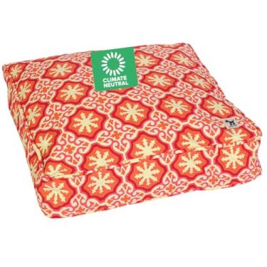 Imagem de Molly Mutt Capa para cama de cachorro enorme - estampa Papillon - mede 91 x 114 x 12 cm - 100% algodão - durável - respirável - sustentável - capa para cama de cachorro lavável na máquina