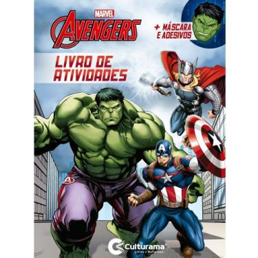 Imagem de Livro - DIVERSÃO COM ADESIVOS VINGADORES