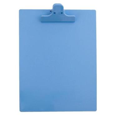 Imagem de Prancheta A4 vertical com pegador plástico Marshmallow Azul - acrinil