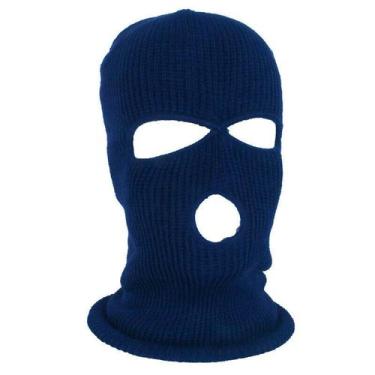 Imagem de Máscara Térmica Balaclava Militar - Estilo Inverno, Azul Marinho