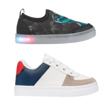 Imagem de Combo 2 Pares Tenis Infantil Casual Menino Funfy 550A (Chumbo, BR, Criança de 1 a 3 anos, Numérico, 22)