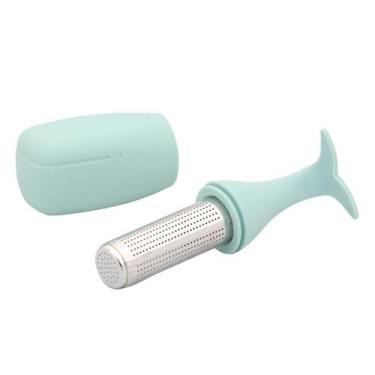 Imagem de Infusor de Chá Baleia em Silicone e Inox Water Blue Oxford 