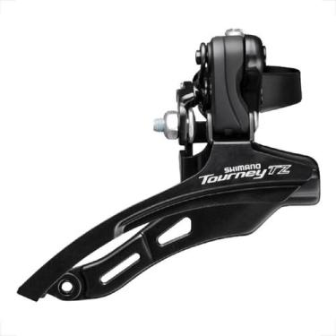 Imagem de Cambio Dianteiro Bicicleta Original Shimano TZ500 Tourney Puxa Por Cim