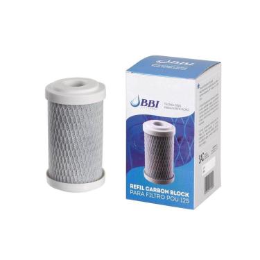 Imagem de Refil Filtro Carbon Block Bbi Rep-pou125 Para Filtro 5´´