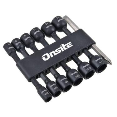 Imagem de Jogo de Bits Canhão Impacto Magnético 1/4 á 1/2'' - 6 á 13mm - 14 Peça