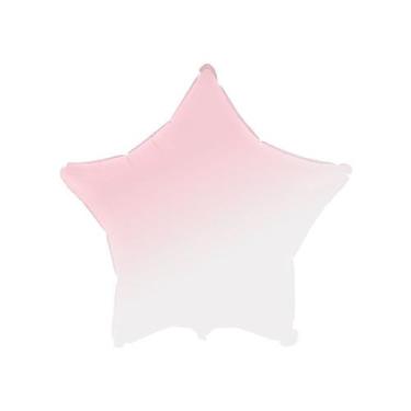 Imagem de Balão de Festa Metalizado 20" 50cm - Estrela Cromado Gradient Rosa Bab