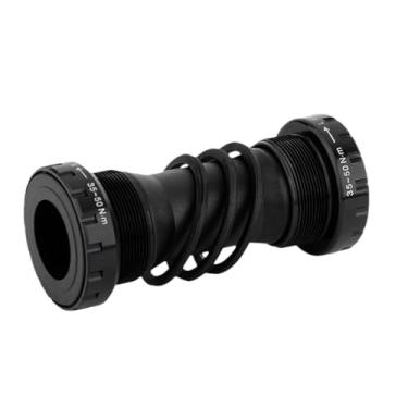 Imagem de Pegciuho Caixa de Movimento Central de Bicicleta, Rolamentos de Pedivela Tipo Rosca, Caixa de Movimento Central de Bicicleta BB para Bicicleta de Estrada de Mo, Preto