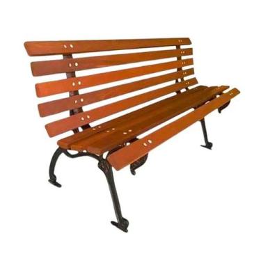 Imagem de Banco de Jardim Modelo Tamanduá Pés de Alumínio Fundido - Liderança Al