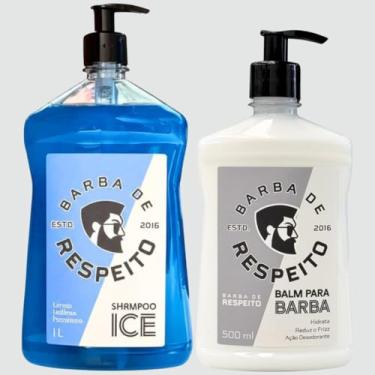 Imagem de Barba De Respeito Shampoo Ice Balm Para Barba Profissional