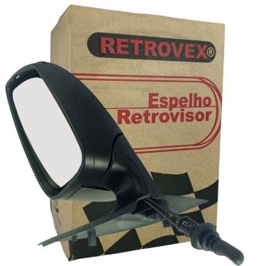 Imagem de Retrovisor Esquerdo Com Controle Gol 4 Portas 2008 A 2021 - Retrovex 1195
