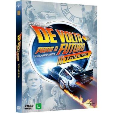 Imagem de DVD De Volta Para O Futuro Trilogia Box 3 Dvds Com Luva