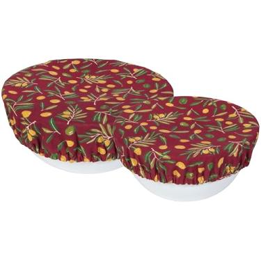 Imagem de Now Designs Conjunto de 2 tampas de tigela de azeite de oliva - solução reutilizável de armazenamento de alimentos