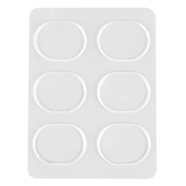 Imagem de Drum amortecedor Silicone Gel Pads 6 PCs reduzem os silenciadores de tambor de volume para a prática em casa e performances ao vivo (Transparente)