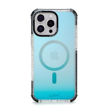 Imagem de Customic Capinha Case Capa para Celular iPhone 16 Pro Max (6.9"), Impactor Deep Space Anti Impacto Proteção Militar 4 metros contra quedas, Compatível com Mag-Safe, Antiamarelamento, Azul