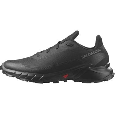 Imagem de Salomon Sapato de caminhada masculino Alphacross 5, Preto/Preto/Ébano, 9