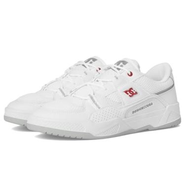 Imagem de DC Tênis de skate masculino Construct, Branco/vermelho/cinza., 37