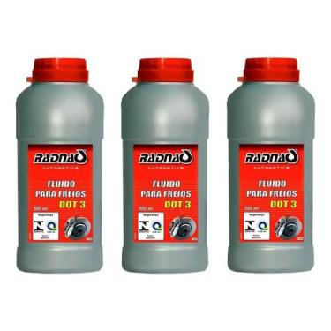 Imagem de Fluido De Freio Radnaq Dot3 500ml - 03 Unidades - Geral