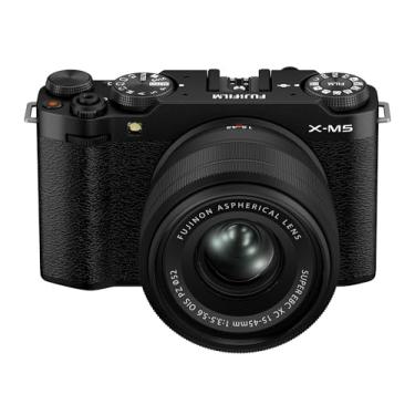 Imagem de FUJIFILM Câmera digital sem espelho X-M5 XC15-45mmF3.5-5.6 OIS PZ Kit de lentes - Preto